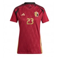 Belgien Arthur Vermeeren #23 Fußballbekleidung Heimtrikot Damen EM 2024 Kurzarm